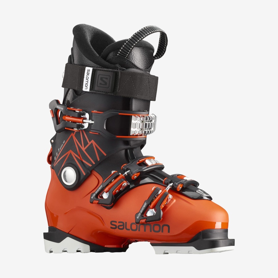 Junior-Kids' All-Mountain Boots Qst Access 70 T Orange-Black