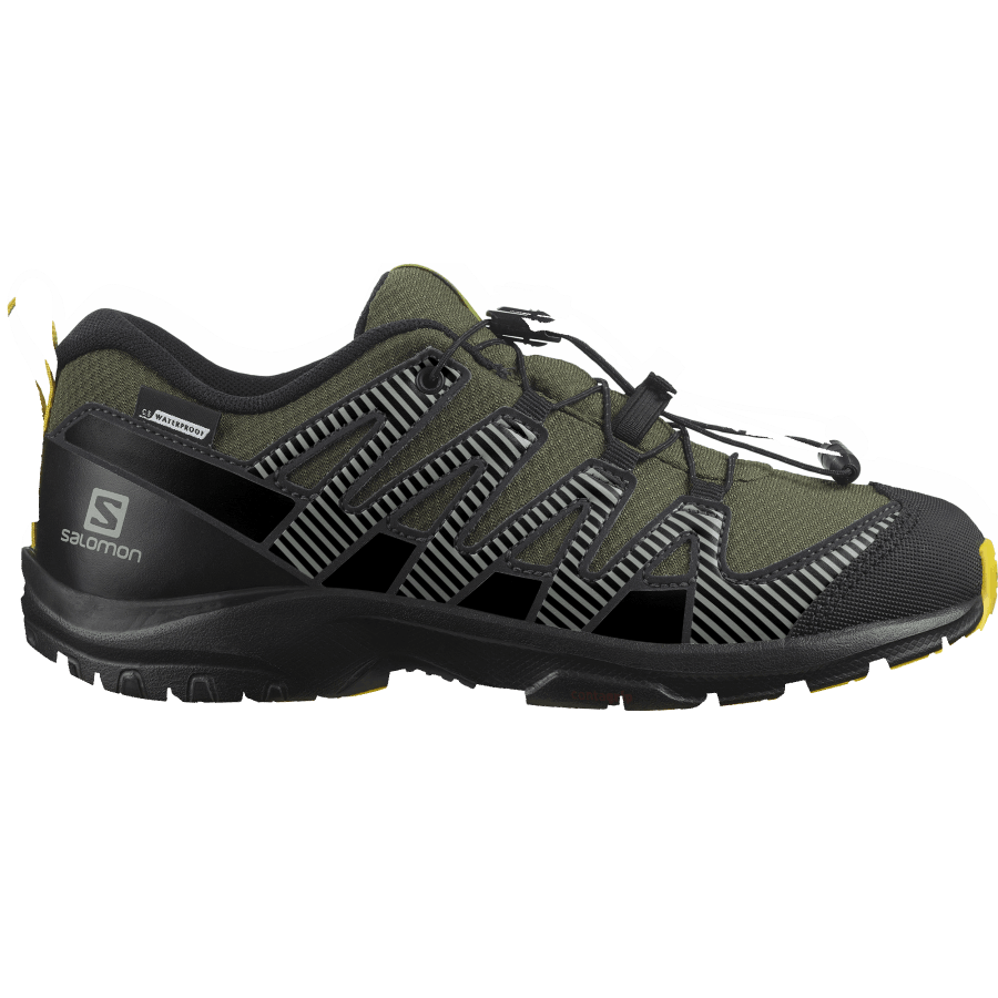 Junior-Kids' Shoes Xa Pro V8 Climasalomon™ Waterproof Olive Nigh