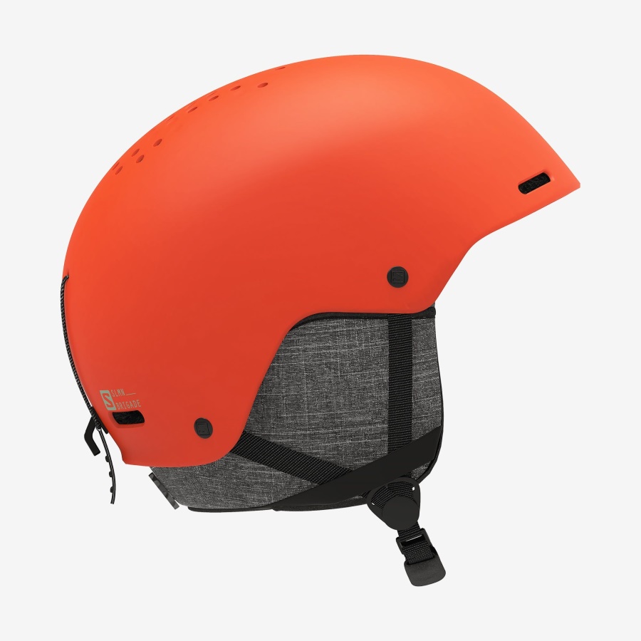 Unisex Helmet Brigade Red Orange