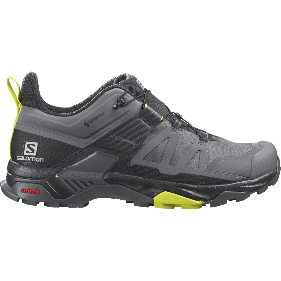 Men's Hiking Shoes X Ultra 4 Gore-Tex Quiet Shade-Black-Primrose