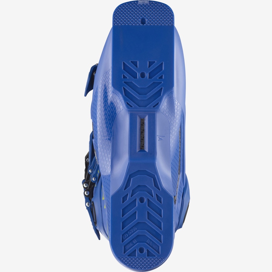 Men's On-Piste Boots S/Max 130 Carbon Race Blue-Acid Green
