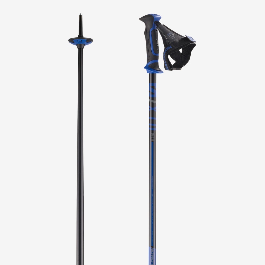Unisex Alpine Poles X10 Ergo S3 Black-Blue