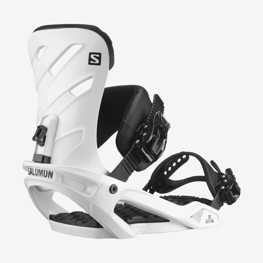 Unisex Snowboard Bindings Rhythm White-Black