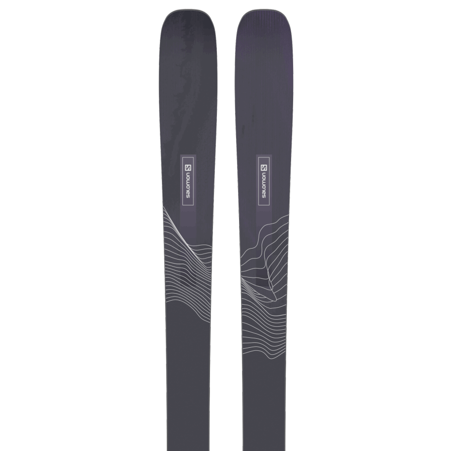 Women's All-Mountain Skis Stance 88 Black
