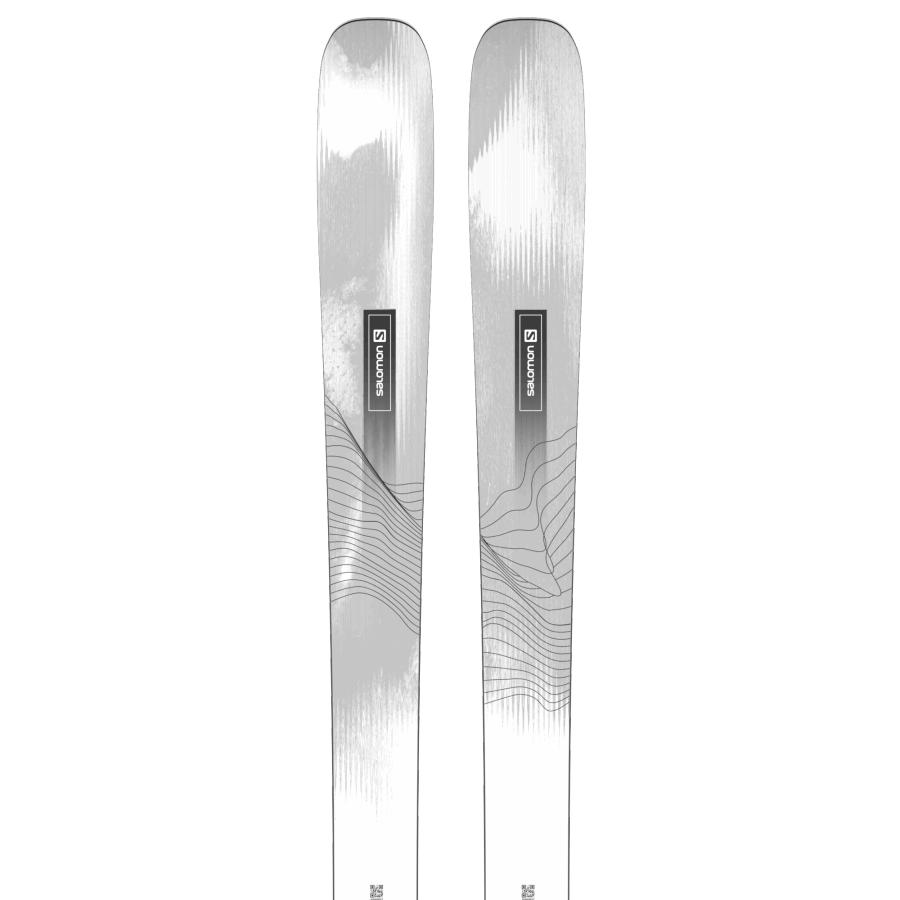 Women's All-Mountain Skis Stance 94 White-Black