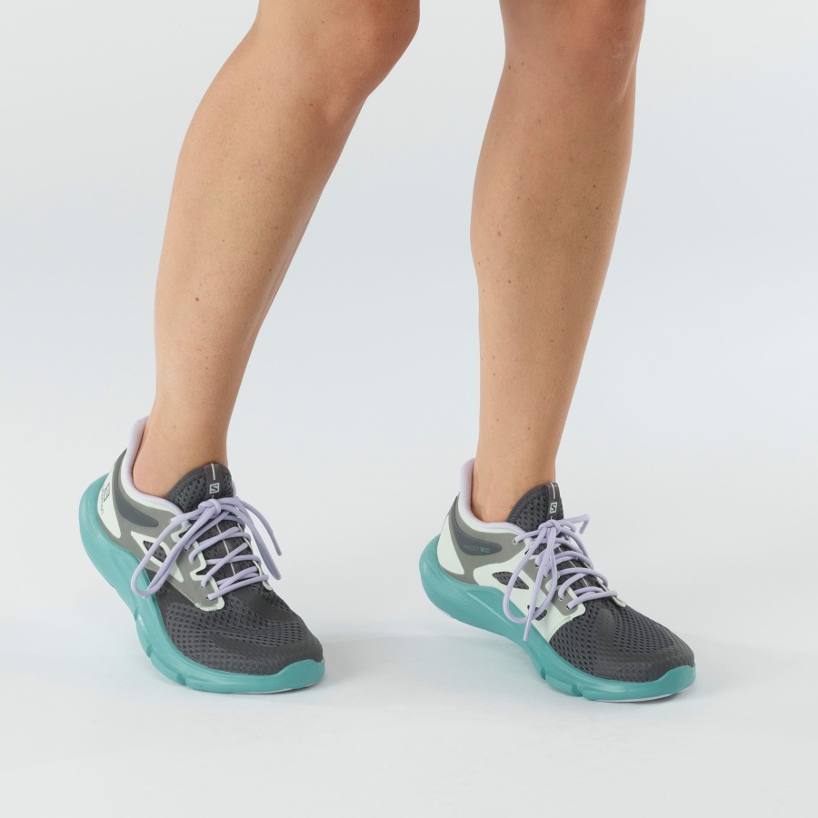 Women's Running Shoes Predict Mod Ebony-Meadowbrook-Purple Heather
