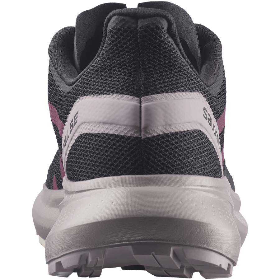 Women's Trail Running Shoes Hypulse Black-Quail-Rainy Day