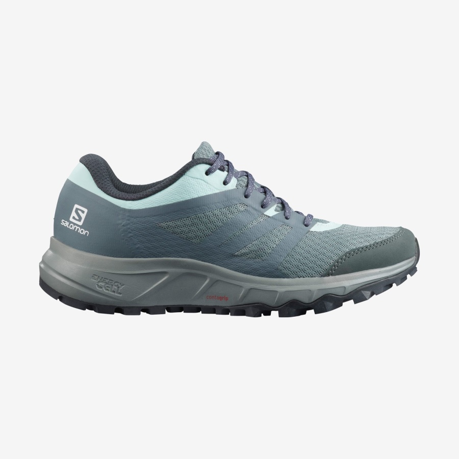 Women's Trail Running Shoes Trailster 2 Lead-Weather-Icy Morn