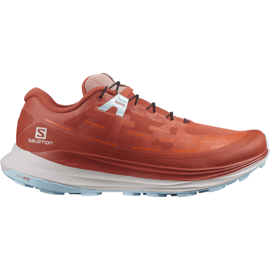 Women's Trail Running Shoes Ultra Glide Orange-Red Orange-Crystal Blue