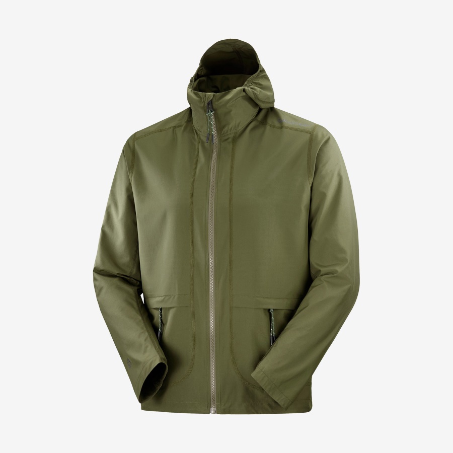 Men's Shell Jacket Outlife Packable Shell U Olive Night
