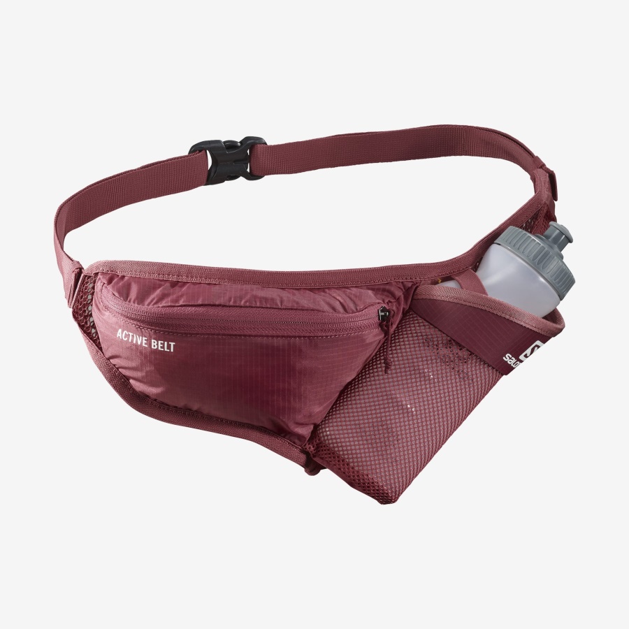 Unisex Belt With 3D Bottle Included Active Earth Red-Cabernet