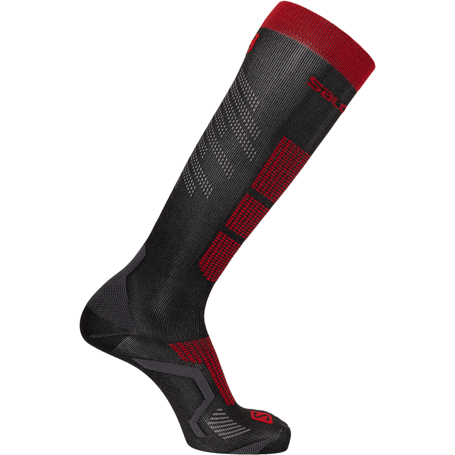 Unisex Socks S/Pro Black-Racing Red