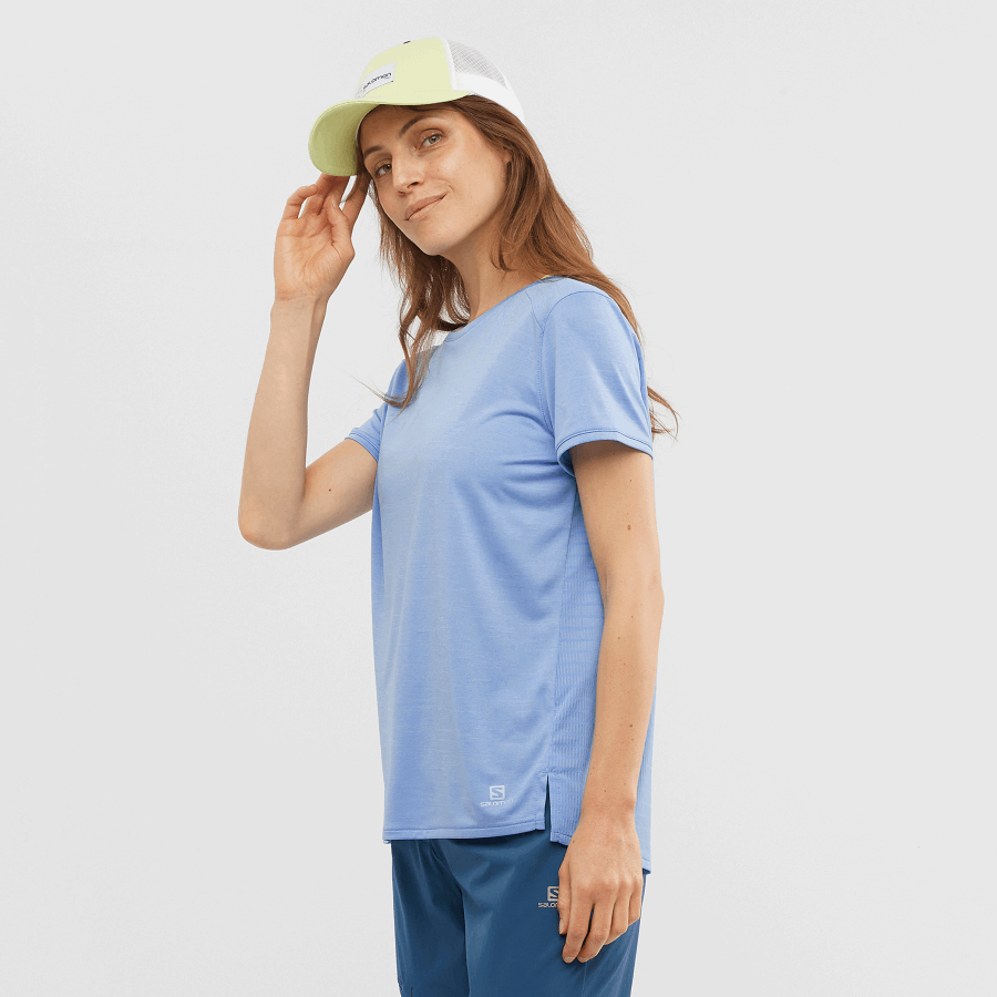 Women's Short Sleeve T-Shirt Outline Summer Provence